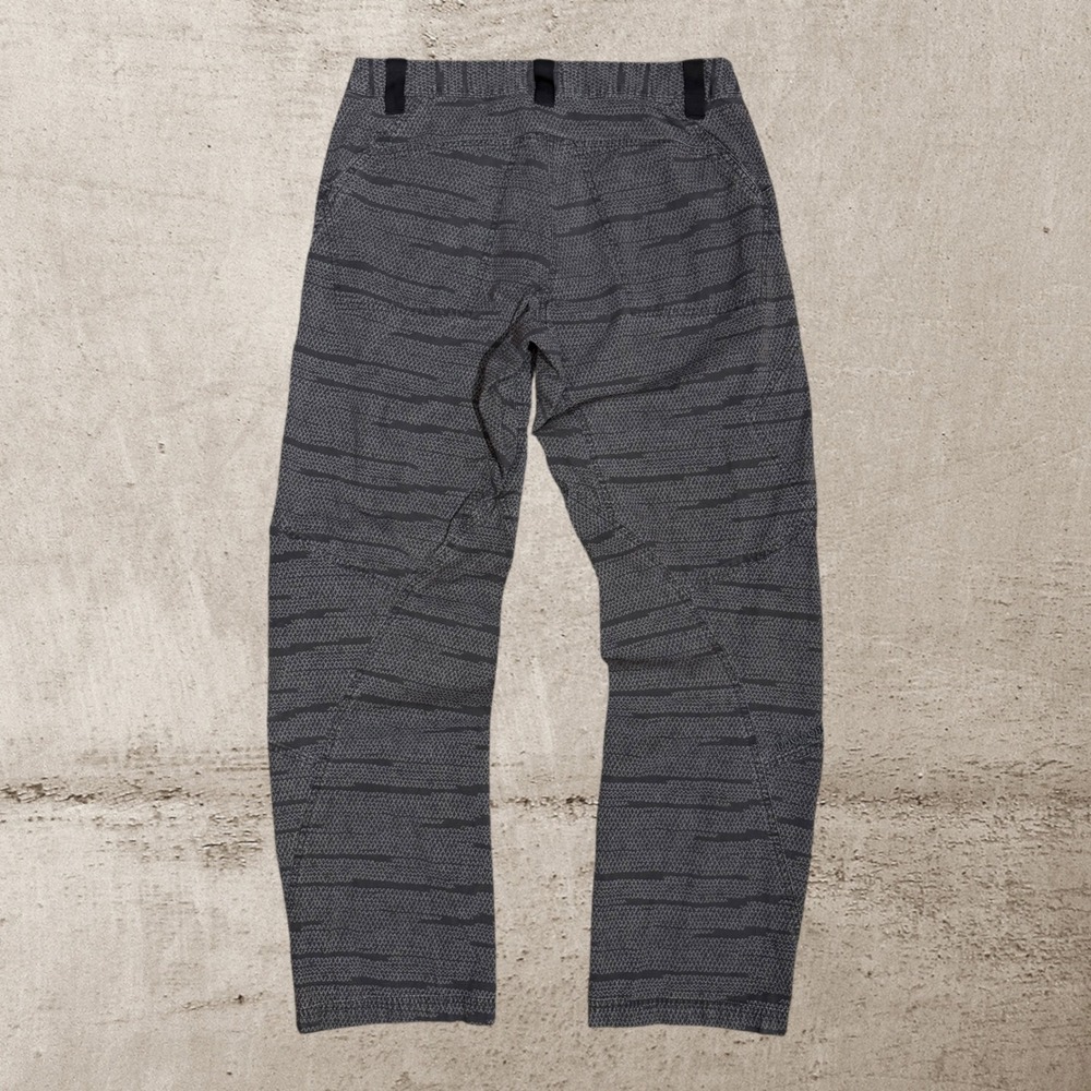 Patagonia Venga Rock Pants Men's W30 Black Gray Print Organic Cotton Stretch - Picture 2 of 7